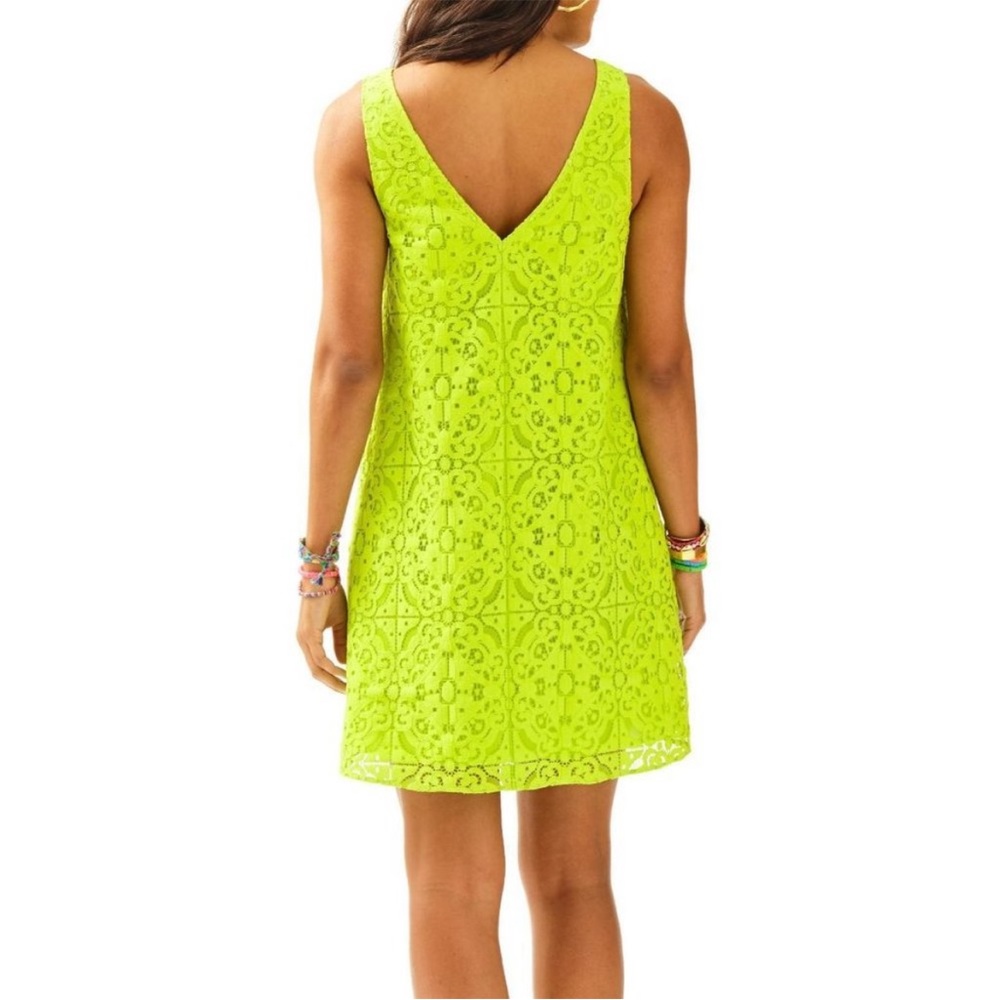 NWT - LILLY PULITZER “Anamaria” Lime Tank Mini Summer Dress - Picture 2 of 10